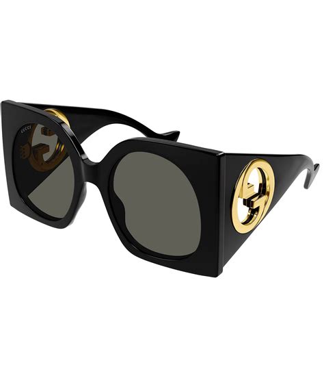 gucci black butterfly sunglasses